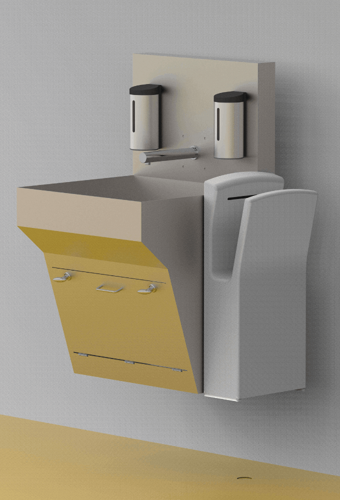 Handwash stations for food and pharma factories